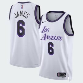 LeBron James Los Angeles Lakers #6 Classic Authentic Jersey - Black