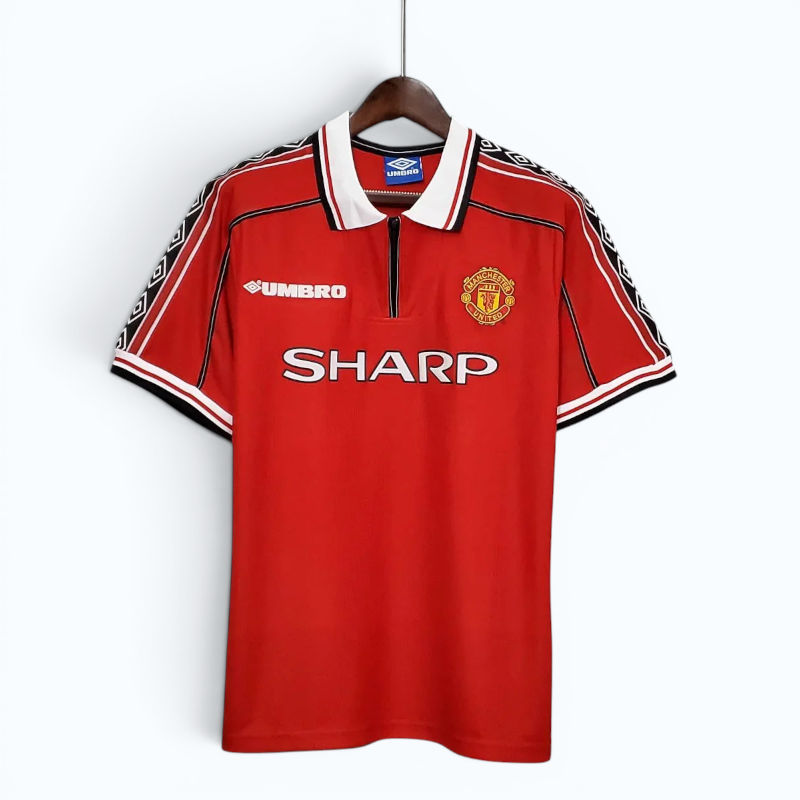 Manchester United Retro Home Jersey – Sharp Umbro Classic Red (1997–99)