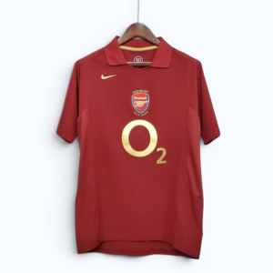 Arsenal Maroon Retro Jersey – Highbury O2 Edition