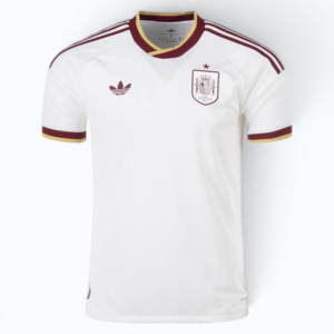 Spain Away Jersey – White Red Gold (National Team Football Jersey)
