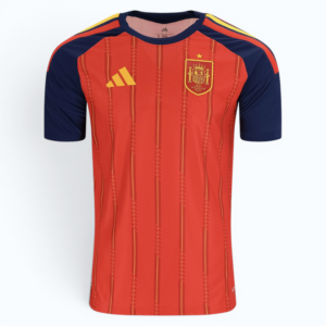 Spain Home Jersey – Red Navy (National Team Football Jersey)